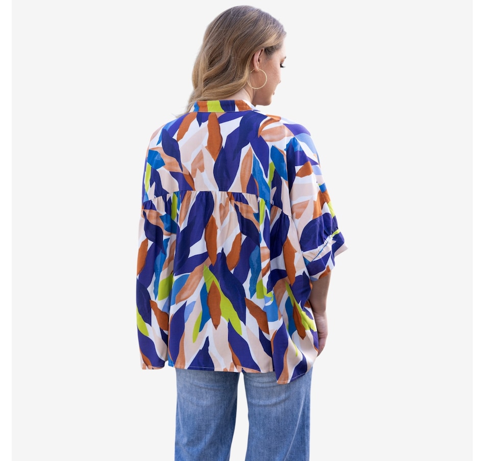 Image 122652_ALTMORE3.jpg, Product 122-652 / Price $49.99, Orange Fashion Village Summer Escape Button-Down from Orange Fashion Village on TSC.ca's Fashion department