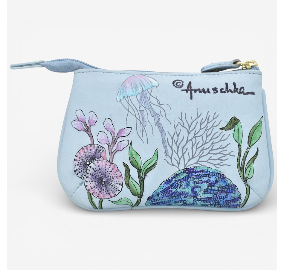 Image 122693_ALTMORE3.jpg, Product 122-693 / Price $68.00, Anuschka Medium Zip Pouch with Key Fobs from Anuschka Handbags on TSC.ca's Fashion department