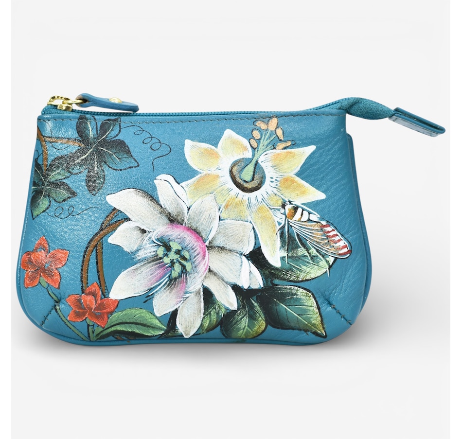 Image 122693_ROYGN.jpg, Product 122-693 / Price $68.00, Anuschka Medium Zip Pouch with Key Fobs from Anuschka Handbags on TSC.ca's Fashion department