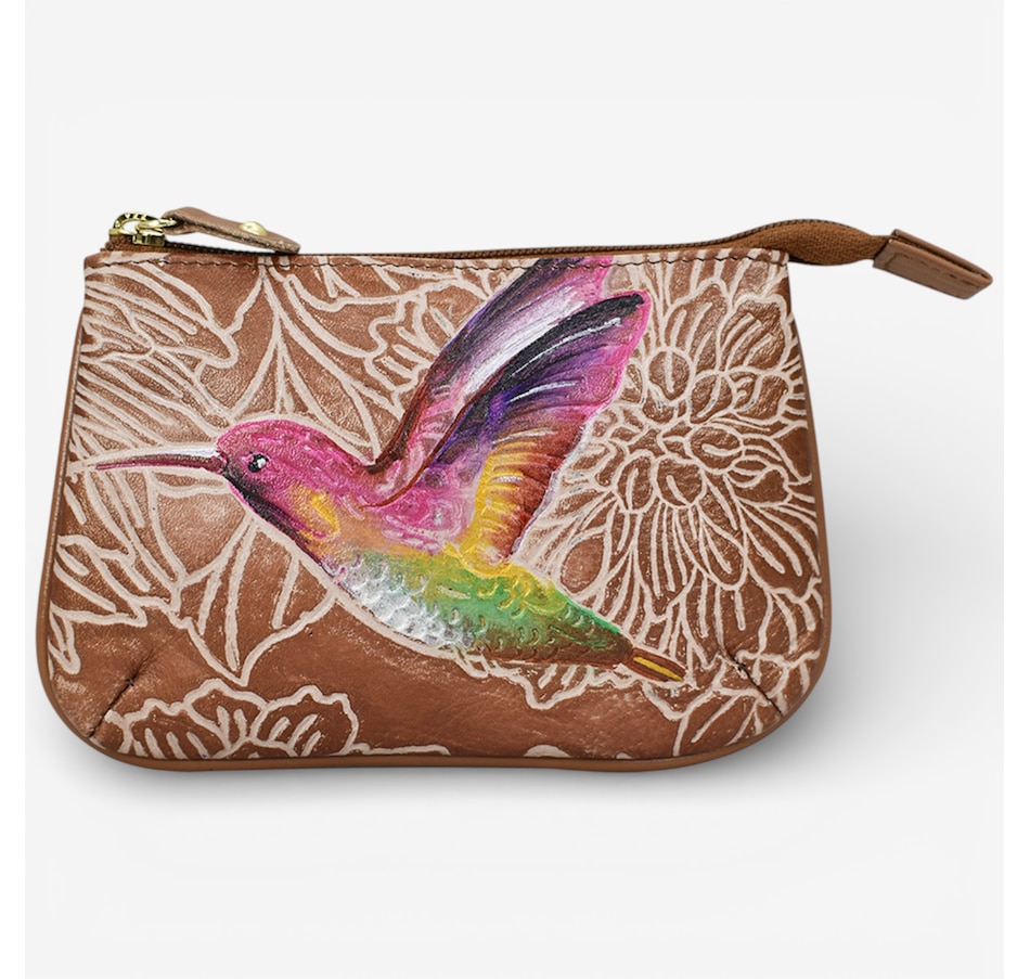 Image 122693_TOBTN.jpg, Product 122-693 / Price $68.00, Anuschka Medium Zip Pouch with Key Fobs from Anuschka Handbags on TSC.ca's Fashion department