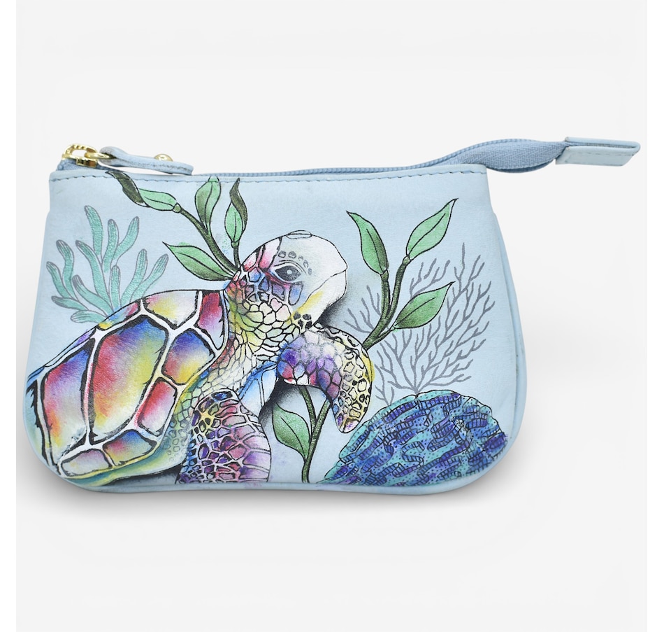Image 122693_UNWTR.jpg, Product 122-693 / Price $68.00, Anuschka Medium Zip Pouch with Key Fobs from Anuschka Handbags on TSC.ca's Fashion department