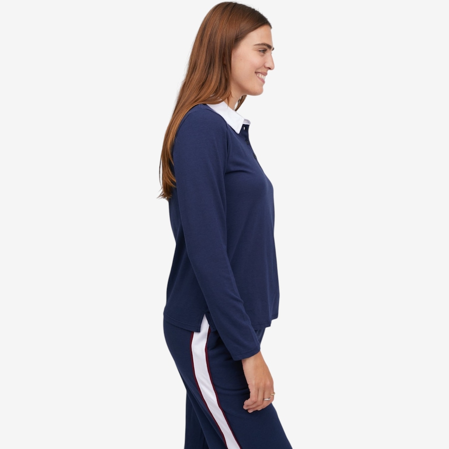 Image 122748_ALTMORE1.jpg, Product 122-748 / Price $39.99, Cuddl Duds Cottonwear+ Collared Polo Top from Cuddl Duds on TSC.ca's Fashion department