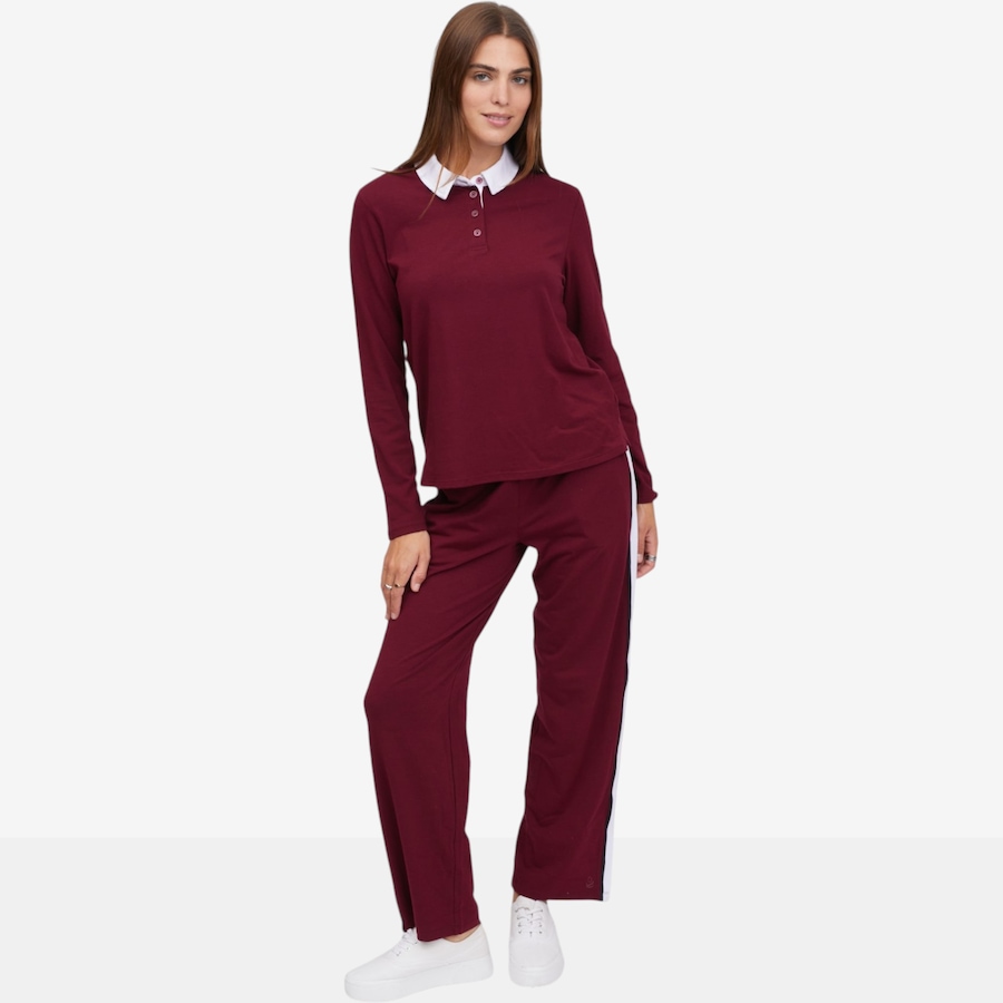 Image 122748_ALTMORE4.jpg, Product 122-748 / Price $39.99, Cuddl Duds Cottonwear+ Collared Polo Top from Cuddl Duds on TSC.ca's Fashion department