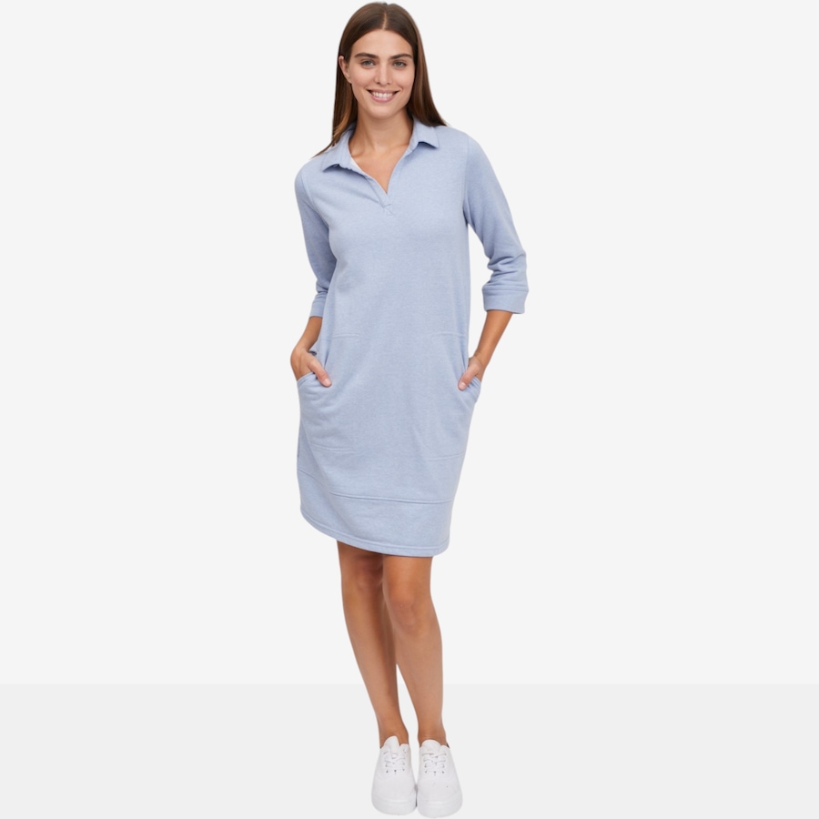 Image 122750_SLEBE.jpg, Product 122-750 / Price $54.99, Cuddl Duds Denim Washed Knit Lounge Dress from Cuddl Duds on TSC.ca's Fashion department