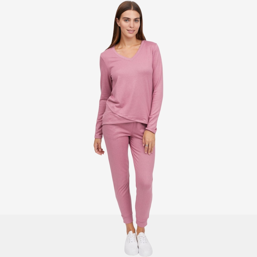 Image 122752_MAUPE.jpg, Product 122-752 / Price $70.00, Cuddl Duds Comfort Code Soft Sweater 2-Piece Lounge Set from Cuddl Duds on TSC.ca's Fashion department
