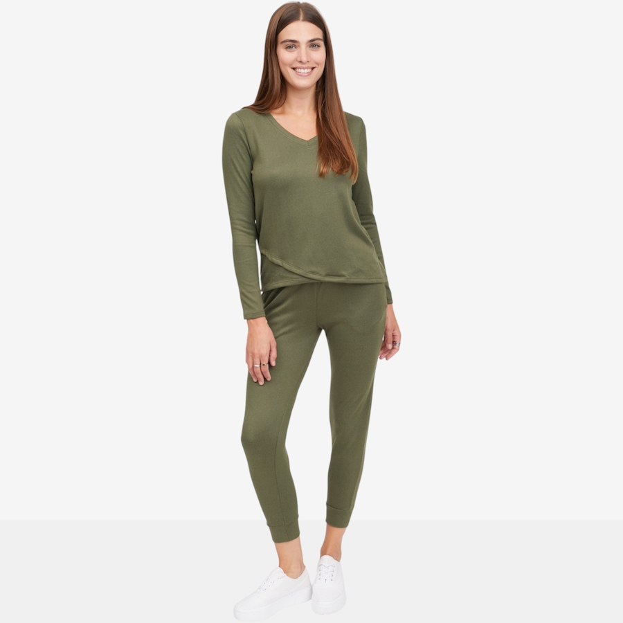 Image 122753_LODOE.jpg, Product 122-753 / Price $70.00, Cuddl Duds Comfort Code Soft Sweater 2Pc Lounge Set - Petite from Cuddl Duds on TSC.ca's Fashion department