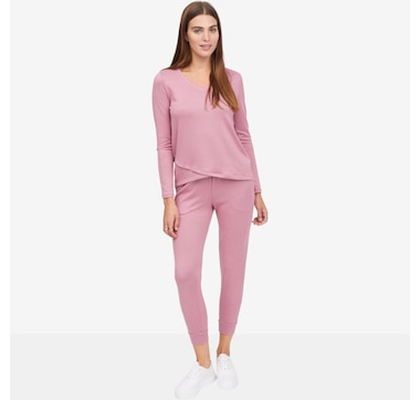 Cuddl Duds Comfort Code Soft Sweater 2Pc Lounge Set - Petite