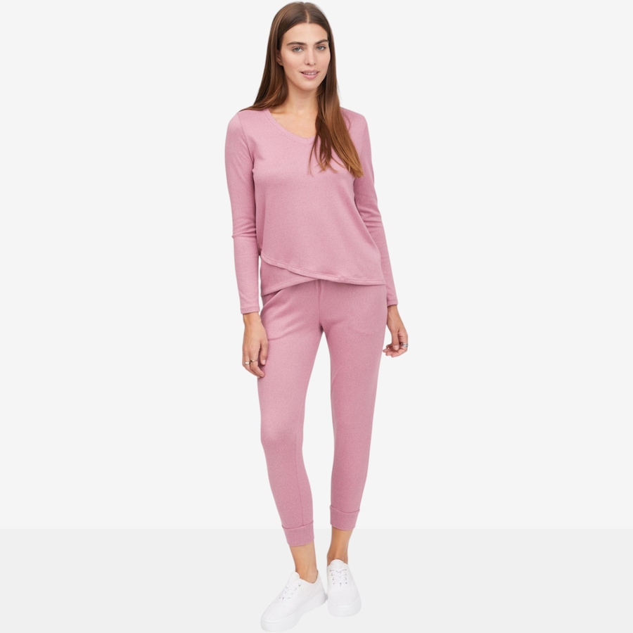 Image 122753_MAUPE.jpg, Product 122-753 / Price $70.00, Cuddl Duds Comfort Code Soft Sweater 2Pc Lounge Set - Petite from Cuddl Duds on TSC.ca's Fashion department
