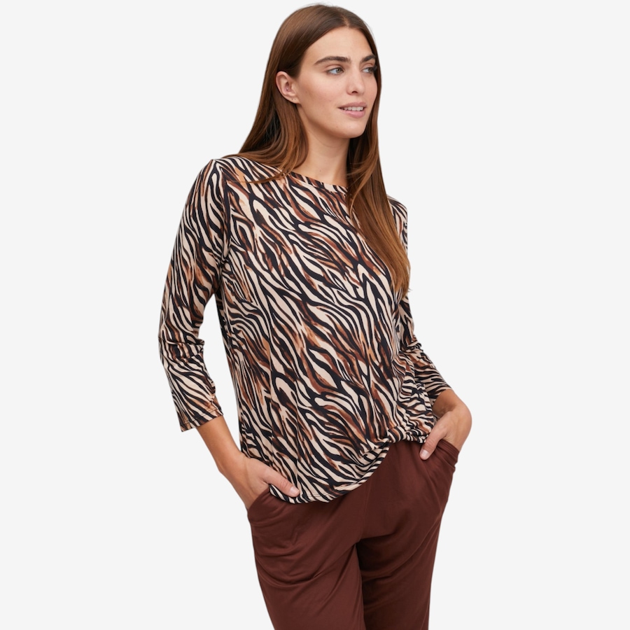 Image 122754_ZEB.jpg, Product 122-754 / Price $40.00, Cuddl Duds Comfort Code Stretch Jersey Knot Front Tunic from Cuddl Duds on TSC.ca's Fashion department