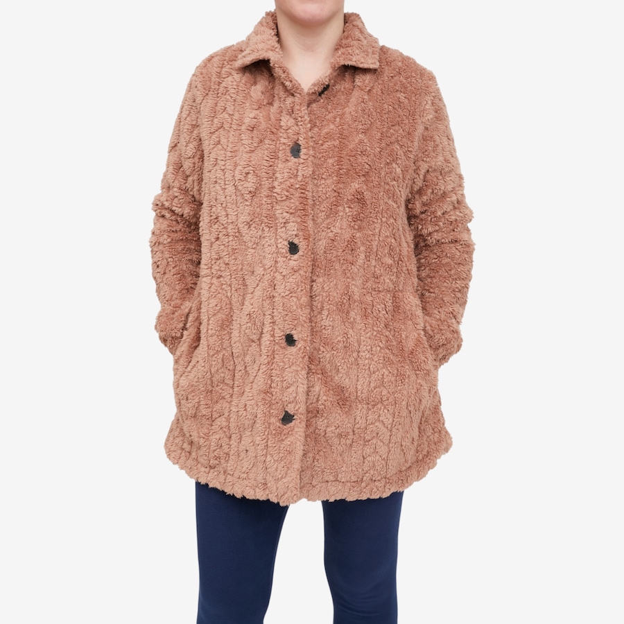 Image 122757_ALTMORE4.jpg, Product 122-757 / Price $39.99, Cuddl Duds Sculpted Sherpa Shirt Jacket from Cuddl Duds  on TSC.ca's Fashion department