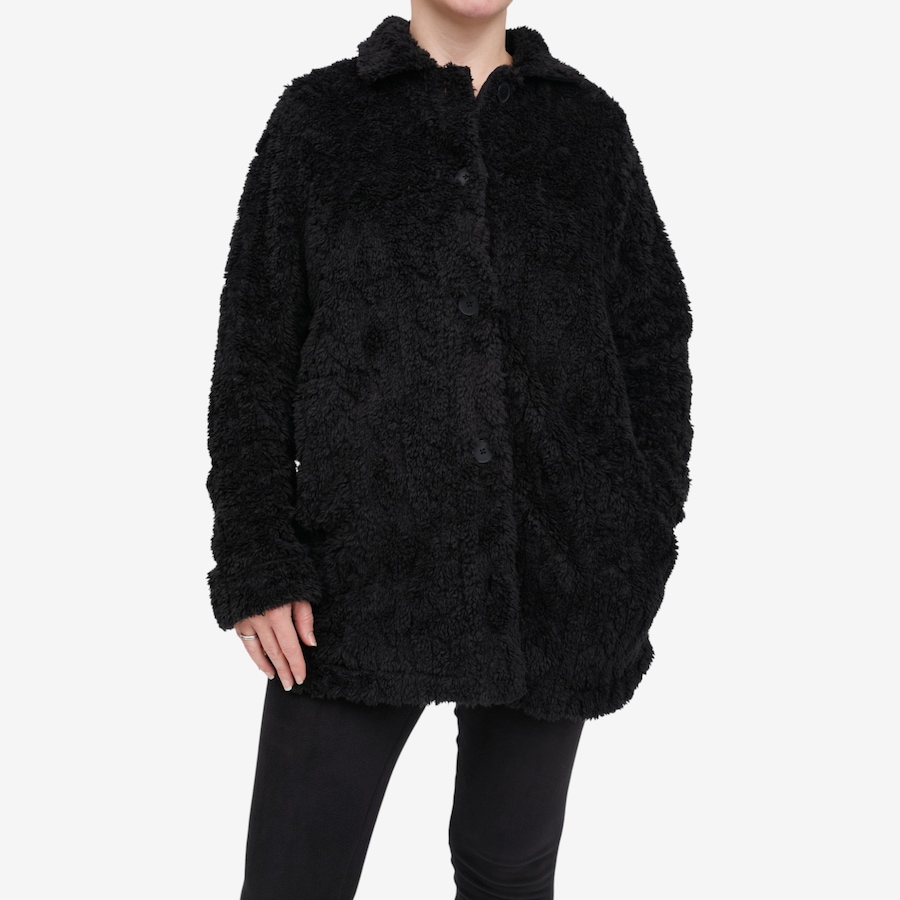 Image 122757_BLK.jpg, Product 122-757 / Price $39.99, Cuddl Duds Sculpted Sherpa Shirt Jacket from Cuddl Duds  on TSC.ca's Fashion department