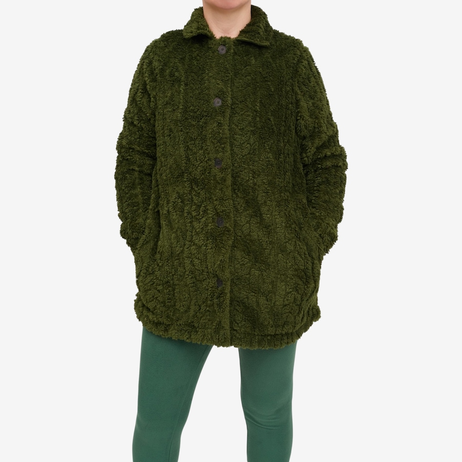 Image 122757_FGR.jpg, Product 122-757 / Price $39.99, Cuddl Duds Sculpted Sherpa Shirt Jacket from Cuddl Duds  on TSC.ca's Fashion department