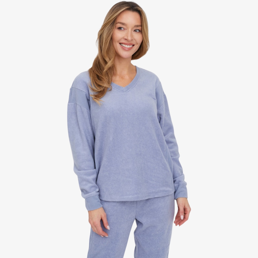 Image 122764_BLUTE.jpg, Product 122-764 / Price $34.99, Cuddl Duds Fleecewear Rib Pullover from Cuddl Duds  on TSC.ca's Fashion department