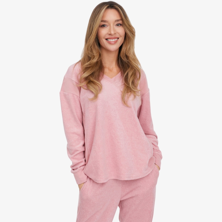 Image 122764_PDP.jpg, Product 122-764 / Price $34.99, Cuddl Duds Fleecewear Rib Pullover from Cuddl Duds  on TSC.ca's Fashion department