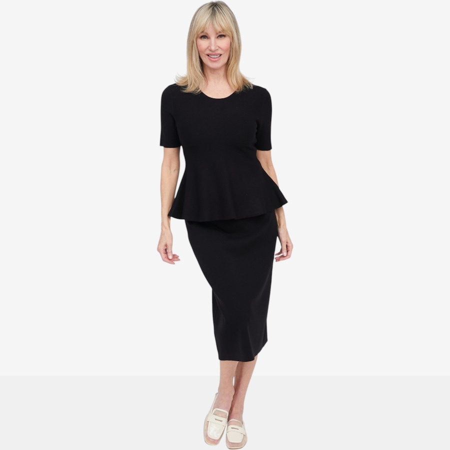 Image 122805_ALTMORE1.jpg, Product 122-805 / Price $89.88, Brian Bailey Knit Peplum Top from Brian Bailey on TSC.ca's Fashion department