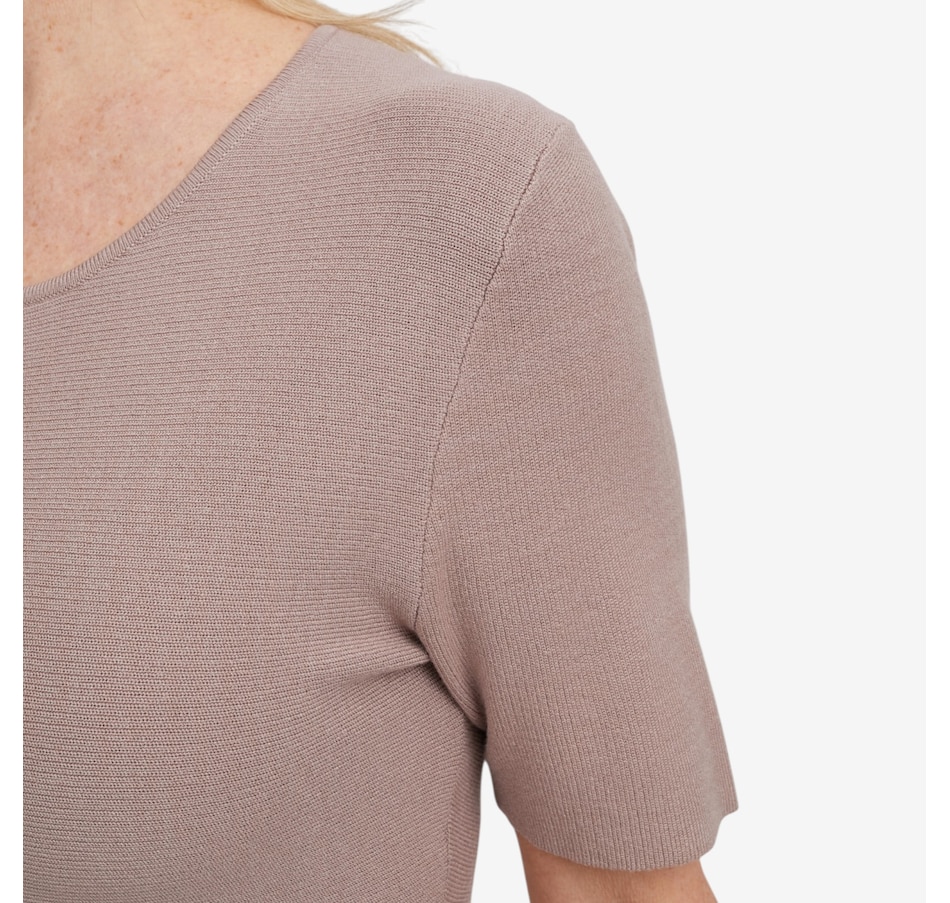 Image 122805_ALTMORE2.jpg, Product 122-805 / Price $89.99, Brian Bailey Knit Peplum Top from Brian Bailey on TSC.ca's Fashion department