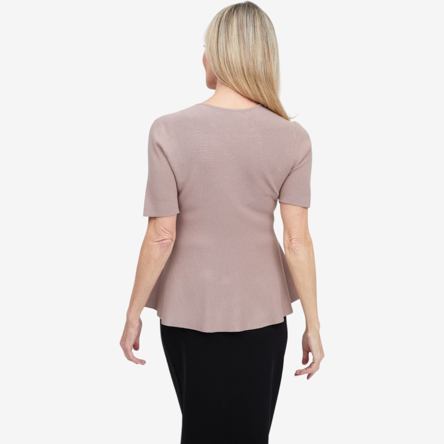Image 122805_ALTMORE3.jpg, Product 122-805 / Price $89.88, Brian Bailey Knit Peplum Top from Brian Bailey on TSC.ca's Fashion department
