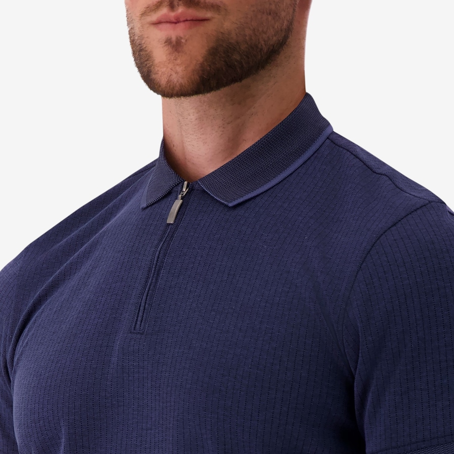 Image 122835_ALTMORE3.jpg, Product 122-835 / Price $34.88, Report Men's Half Zipped Jacquard Knit Polo Shirt from Report on TSC.ca's Fashion department
