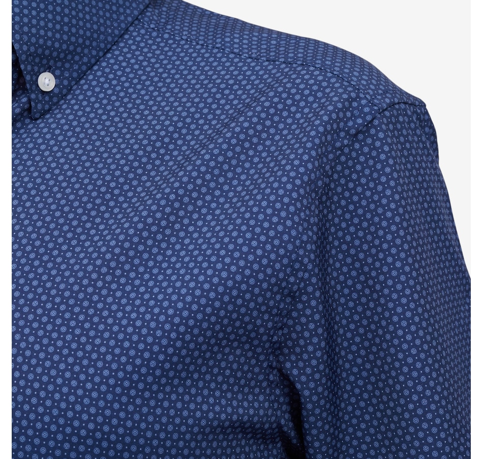 Image 122837_ALTMORE1.jpg, Product 122-837 / Price $49.00, Report Men's Four Way Stretch Geo Print Woven Sport Shirt from Report on TSC.ca's Fashion department