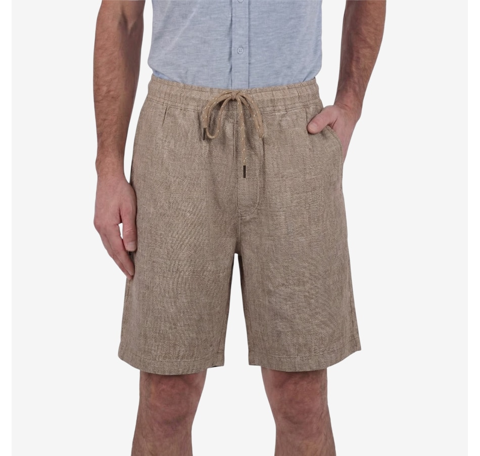 Image 122842_BZE.jpg, Product 122-842 / Price $59.00, Report Solid Linen Blend Woven Mens Shorts from Report on TSC.ca's Fashion department
