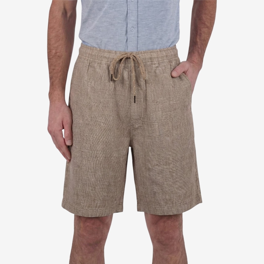 Image 122842_BZE.jpg, Product 122-842 / Price $69.00, Report Solid Linen Blend Woven Mens Shorts from Report on TSC.ca's Fashion department
