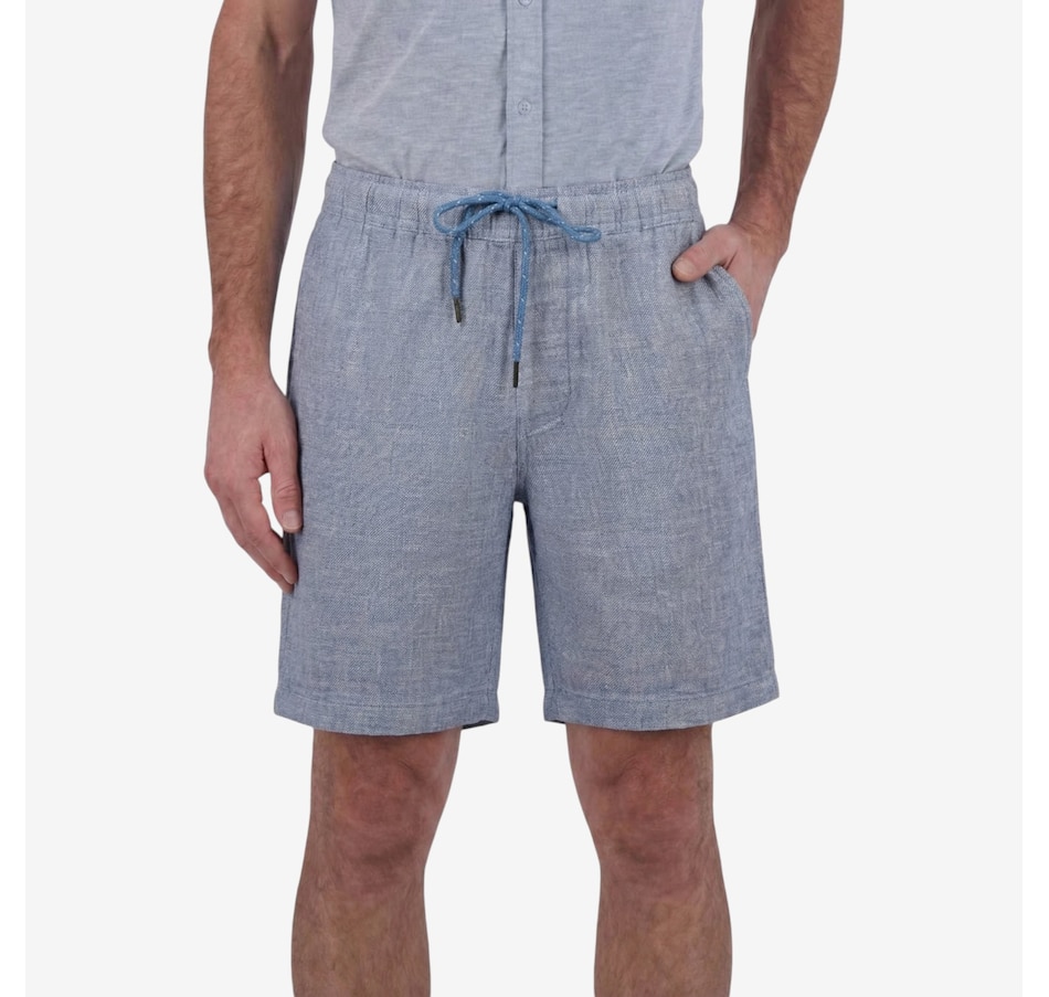 Image 122842_LTB.jpg, Product 122-842 / Price $59.00, Report Solid Linen Blend Woven Mens Shorts from Report on TSC.ca's Fashion department
