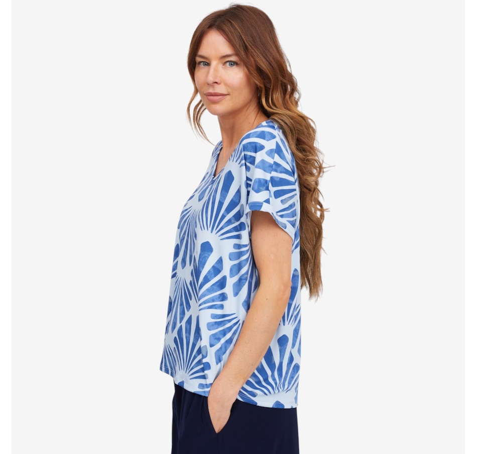 Image 122845_ALTMORE1.jpg, Product 122-845 / Price $39.99, Kim & Co. Brazil Knit Short Dolman Sleeve Top from Kim & Co. on TSC.ca's Fashion department