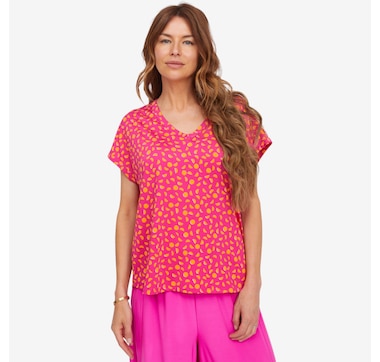 Kim &amp; Co. Brazil Knit Short Dolman Sleeve Top