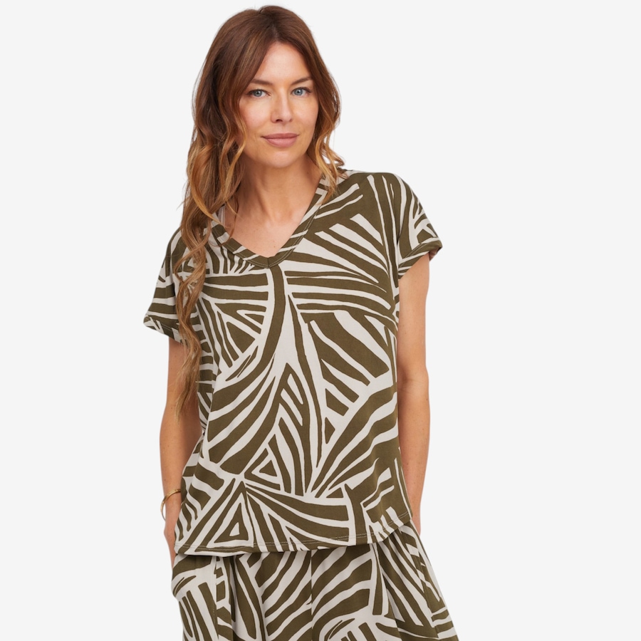 Image 122845_KHASD.jpg, Product 122-845 / Price $59.99, Kim & Co. Brazil Knit Short Dolman Sleeve Top from Kim & Co. on TSC.ca's Fashion department
