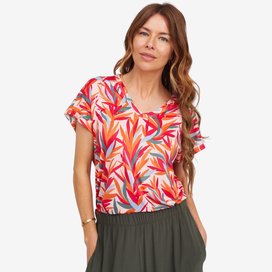 Image 122845_PMU.jpg, Product 122-845 / Price $59.99, Kim & Co. Brazil Knit Short Dolman Sleeve Top from Kim & Co. on TSC.ca's Fashion department