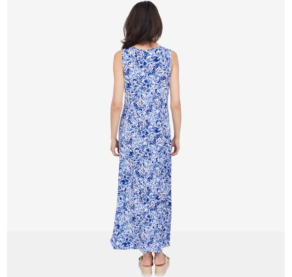 Image 122846_ALTMORE5.jpg, Product 122-846 / Price $49.99, Kim & Co. Brazil Knit Sleeveless Maxi Dress with Pockets from Kim & Co. on TSC.ca's Fashion department