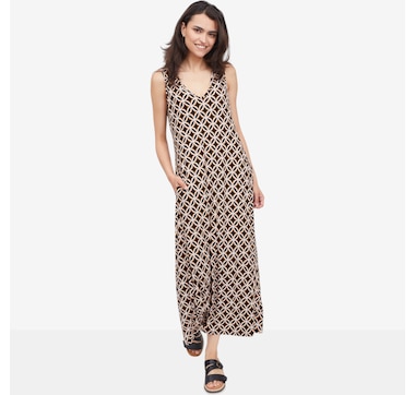 Kim &amp; Co. Brazil Knit Sleeveless Maxi Dress with Pockets