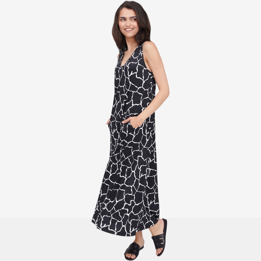 Image 122846_BLKE.jpg, Product 122-846 / Price $79.99, Kim & Co. Brazil Knit Sleeveless Maxi Dress with Pockets from Kim & Co. on TSC.ca's Fashion department