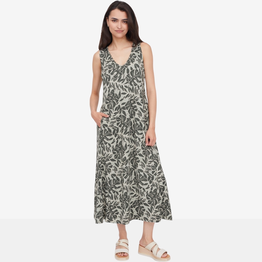 Image 122846_CELMI.jpg, Product 122-846 / Price $79.99, Kim & Co. Brazil Knit Sleeveless Maxi Dress with Pockets from Kim & Co. on TSC.ca's Fashion department