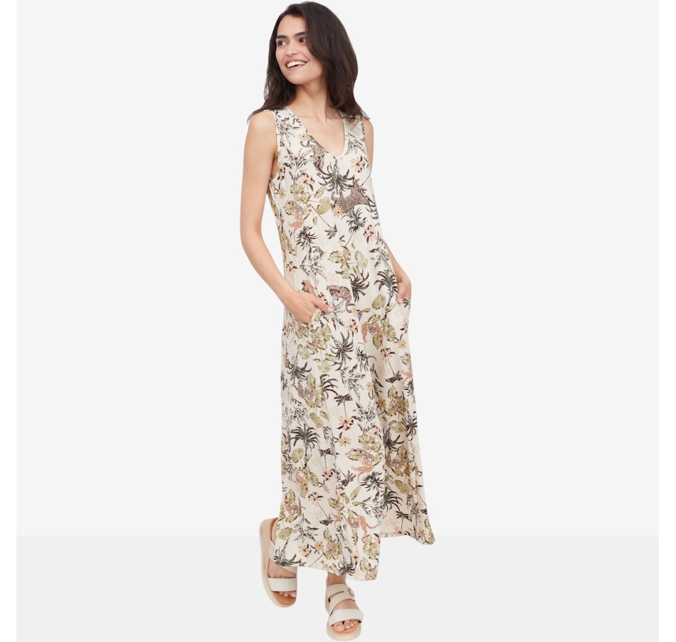 Image 122846_SAGAL.jpg, Product 122-846 / Price $49.99, Kim & Co. Brazil Knit Sleeveless Maxi Dress with Pockets from Kim & Co. on TSC.ca's Fashion department