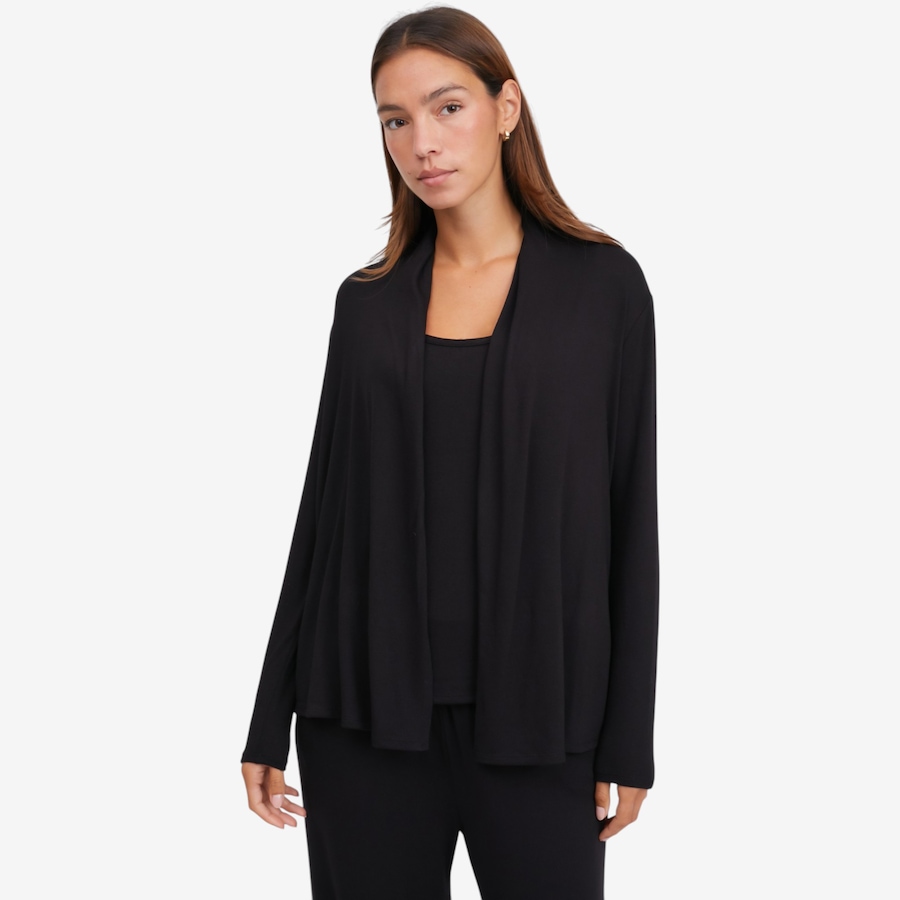 Image 122922_BLK.jpg, Product 122-922 / Price $49.99, Kim & Co. Fine Sweater Knit Swing Cardigan from Kim & Co. on TSC.ca's Fashion department