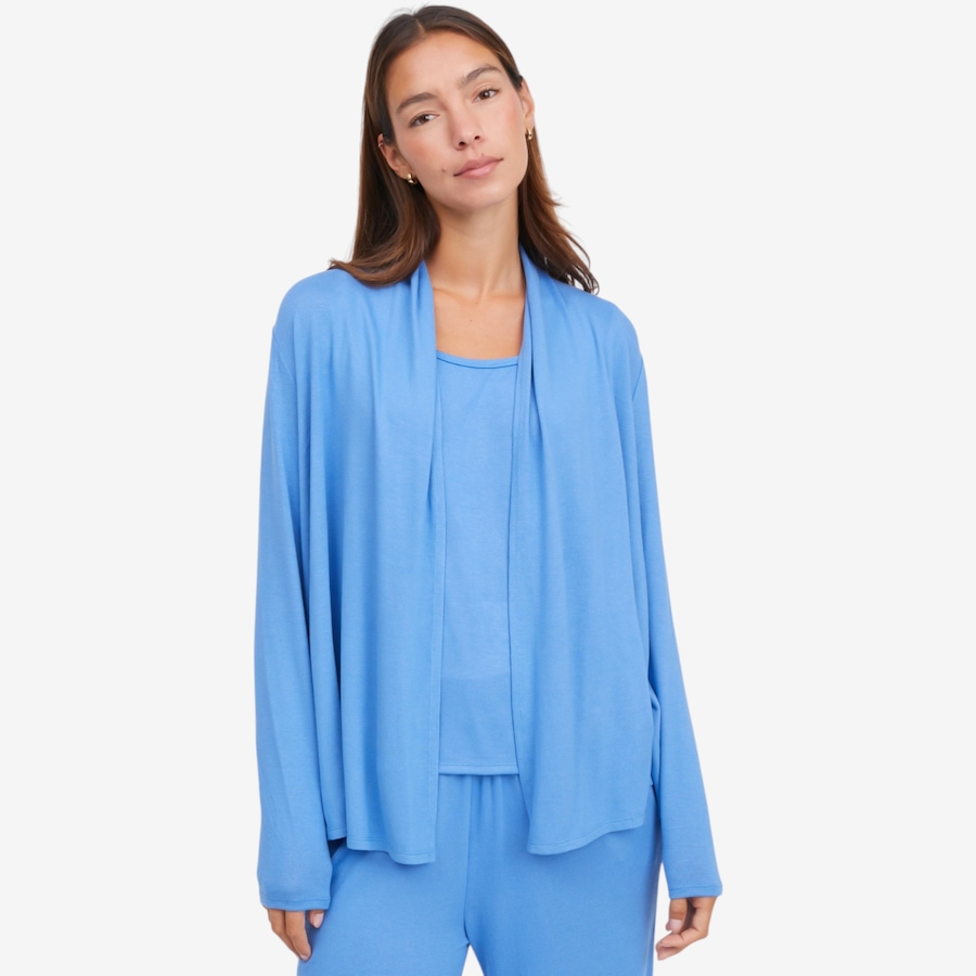 Image 122922_PYBLU.jpg, Product 122-922 / Price $49.99, Kim & Co. Fine Sweater Knit Swing Cardigan from Kim & Co. on TSC.ca's Fashion department