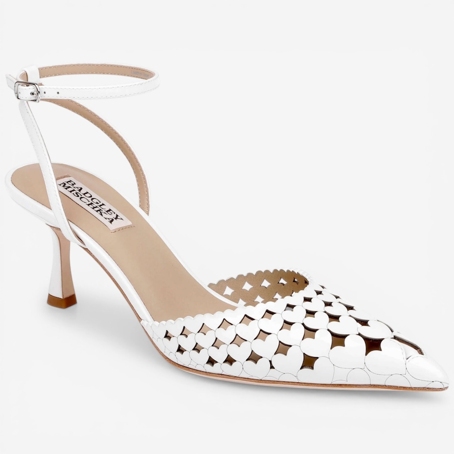Image 122931_WHT.jpg, Product 122-931 / Price $375.00, Badgley Mischka Omelia Pump from Badgley Mischka on TSC.ca's Shoes department