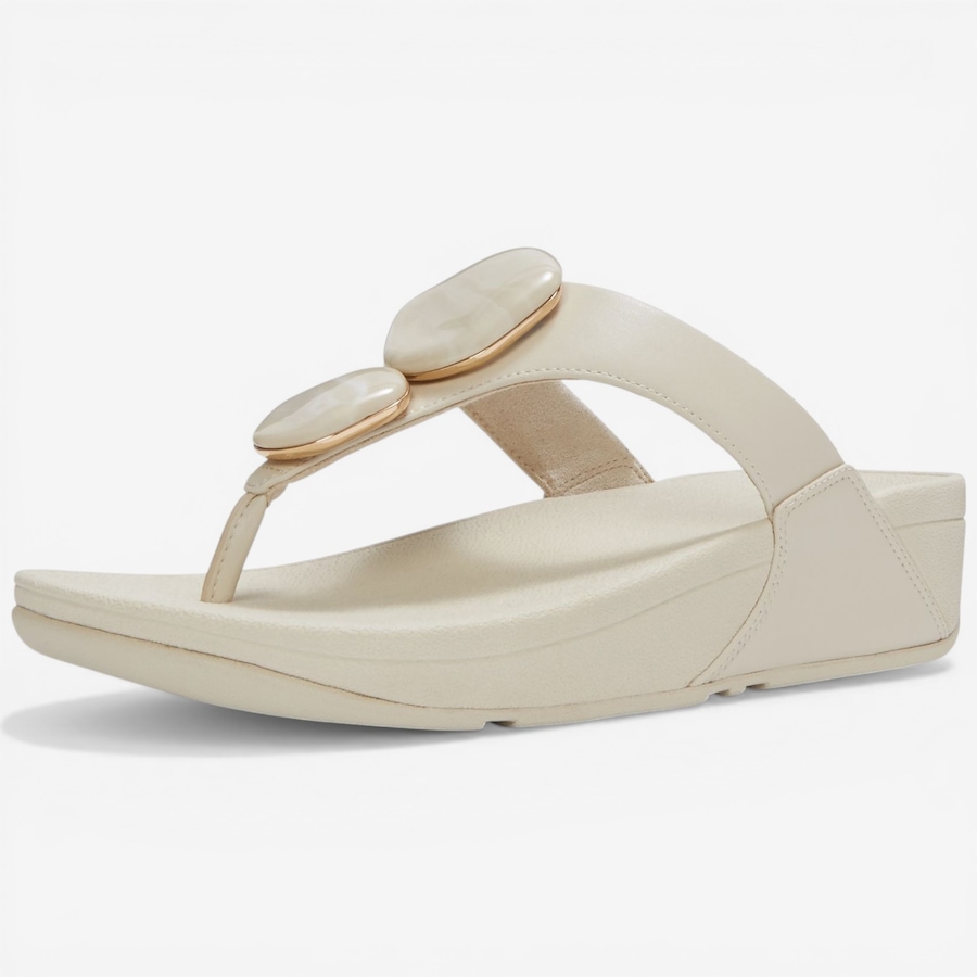 Image 122941_BGE.jpg, Product 122-941 / Price $79.88, FitFlop Lulu Marbled Stone Toe Post Sandal from FitFlop on TSC.ca's Shoes department