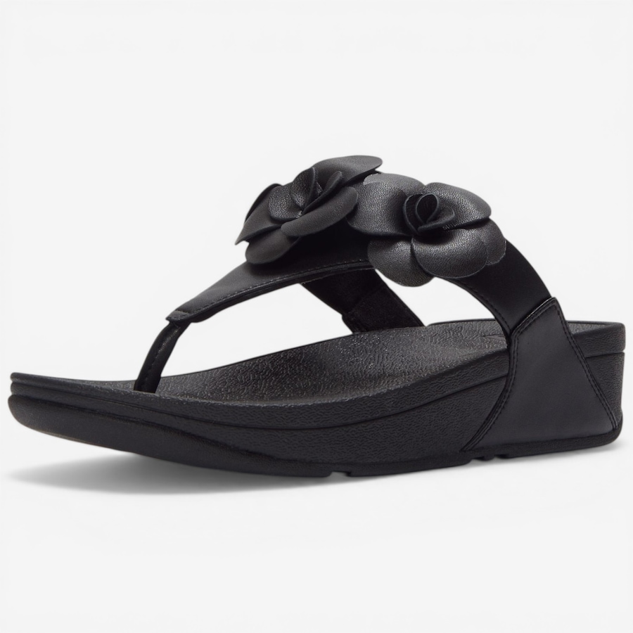 Image 122943_BLK.jpg, Product 122-943 / Price $99.88, FitFlop Lulu Flower Toe Post Sandal from FitFlop on TSC.ca's Shoes department