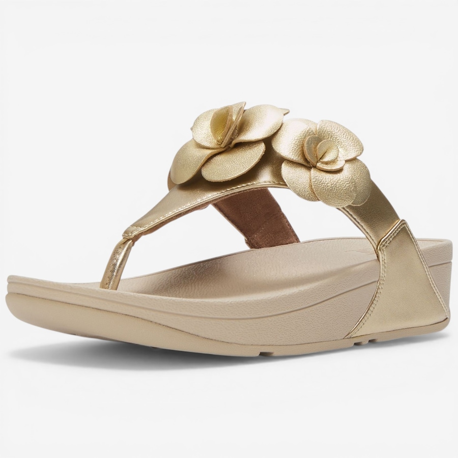 Image 122943_PLTO.jpg, Product 122-943 / Price $99.88, FitFlop Lulu Flower Toe Post Sandal from FitFlop on TSC.ca's Shoes department