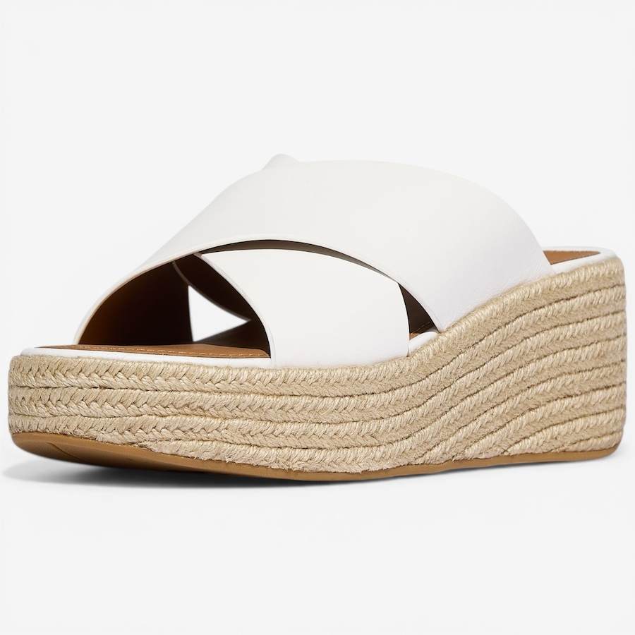 Image 122949_URWHT.jpg, Product 122-949 / Price $129.88, FitFlop Espadrille Leather Wedge from FitFlop on TSC.ca's Shoes department