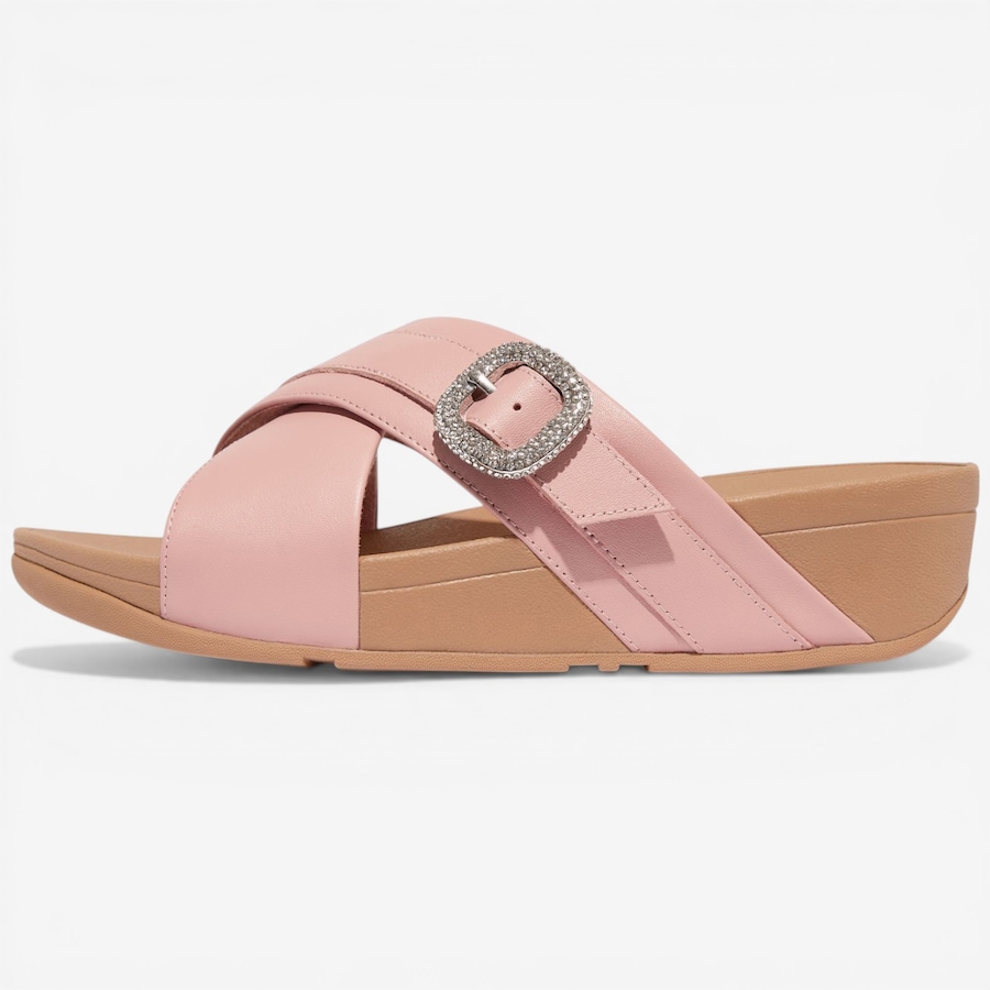 Image 122954_ALTMORE5.jpg, Product 122-954 / Price $170.00, FitFlop Lulu Crystal Buckle Leather Slides from FitFlop on TSC.ca's Shoes department