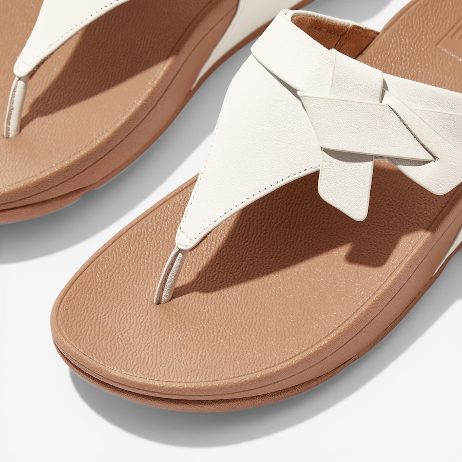 Image 122956_ALTMORE6.jpg, Product 122-956 / Price $69.88, FitFlop Lulu Folded Knot Leather Toe Post Sandal from FitFlop on TSC.ca's Shoes department