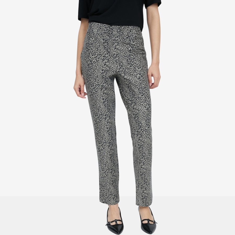 Image 122960_GYB.jpg, Product 122-960 / Price $39.99, Nina Leonard Elastic Waist Stretch Knit Denim Pant from Nina Leonard on TSC.ca's Fashion department