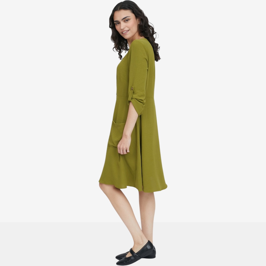 Image 122963_ALTMORE2.jpg, Product 122-963 / Price $49.99, Nina Leonard V-Neck Button Front Dress from Nina Leonard on TSC.ca's Fashion department