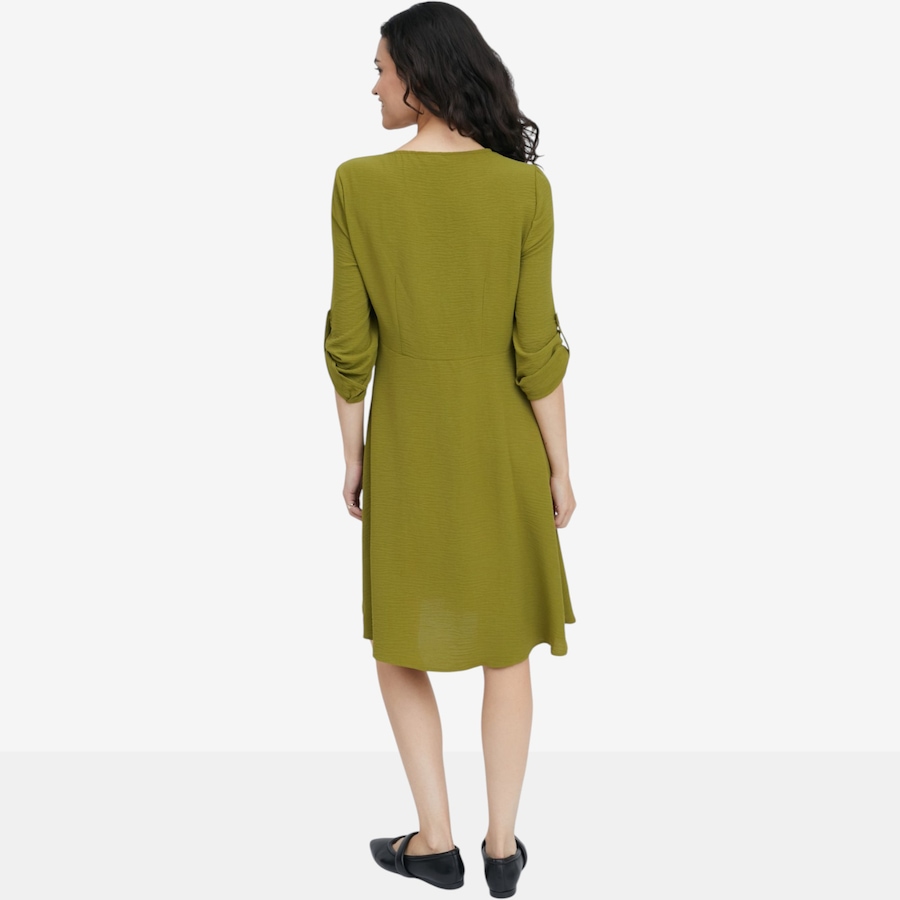 Image 122963_ALTMORE4.jpg, Product 122-963 / Price $49.99, Nina Leonard V-Neck Button Front Dress from Nina Leonard on TSC.ca's Fashion department