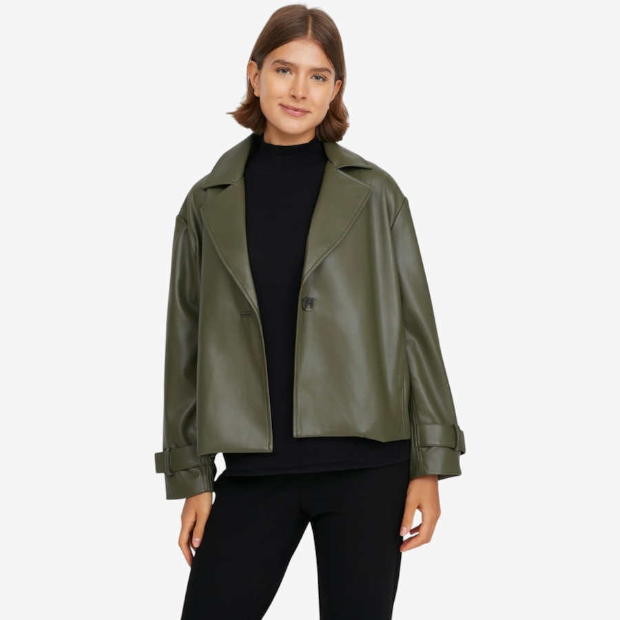 Image 122989_ALTMORE6.jpg, Product 122-989 / Price $199.90, Wynne Layers Faux Leather Trench Jacket from Wynnelayers on TSC.ca's Fashion department