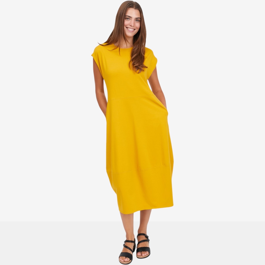 Image 123028_GGR.jpg, Product 123-028 / Price $79.90, Wynne Layers Cotton Span Jersey Cocoon Dress from Wynnelayers on TSC.ca's Fashion department