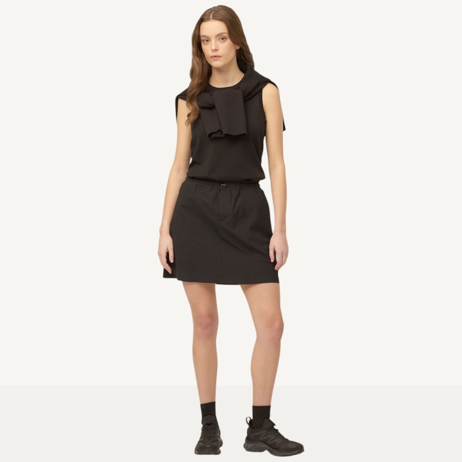 Image 123098_BLK.jpg, Product 123-098 / Price $140.00, Tilley Wanderer Pull-On Skirt from Tilley on TSC.ca's Fashion department